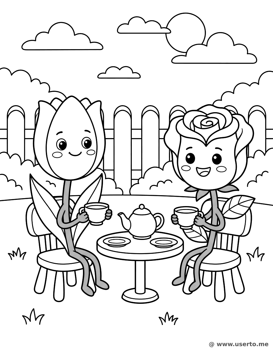 Flower Friends Tea Party