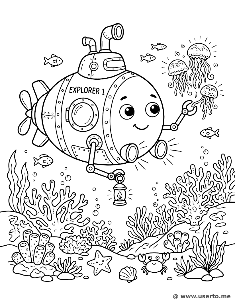 Tiefsee-Entdecker-U-Boot