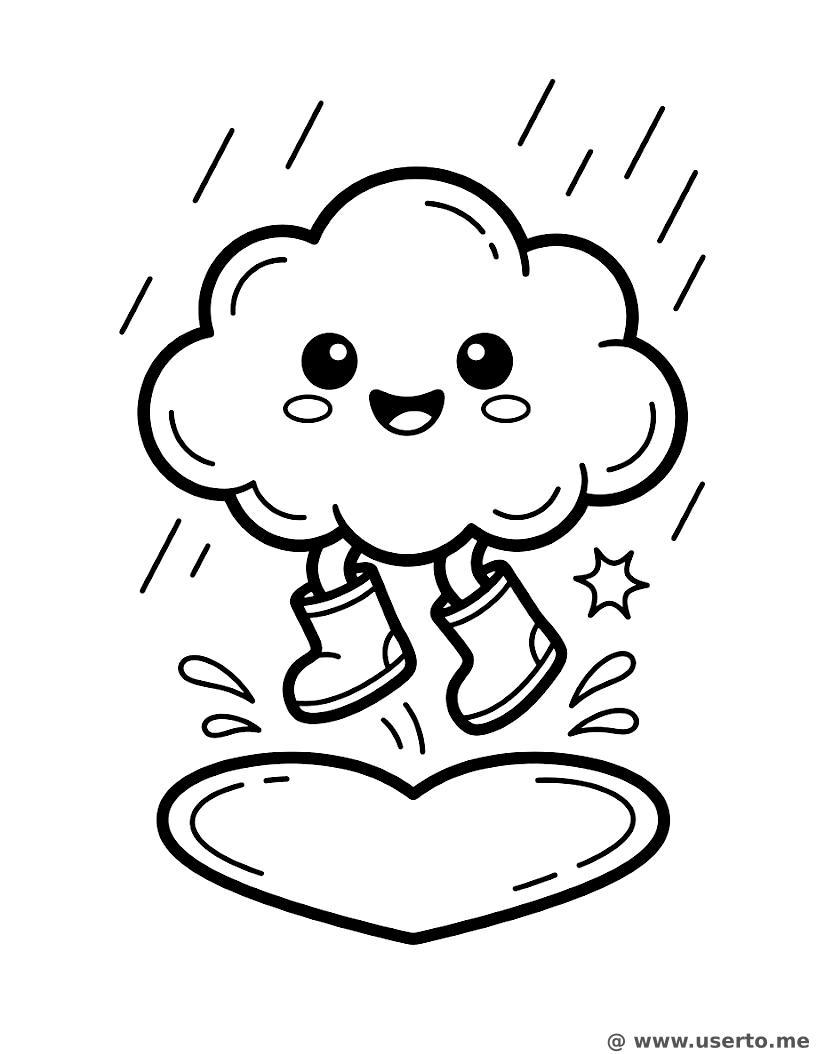 El gran chapuzón de Nube Lluvia