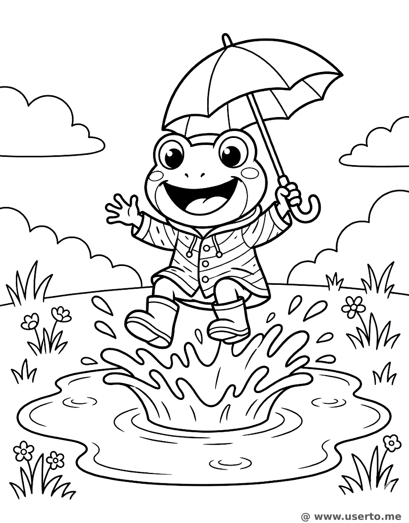 Rainy Day Puddle Jump