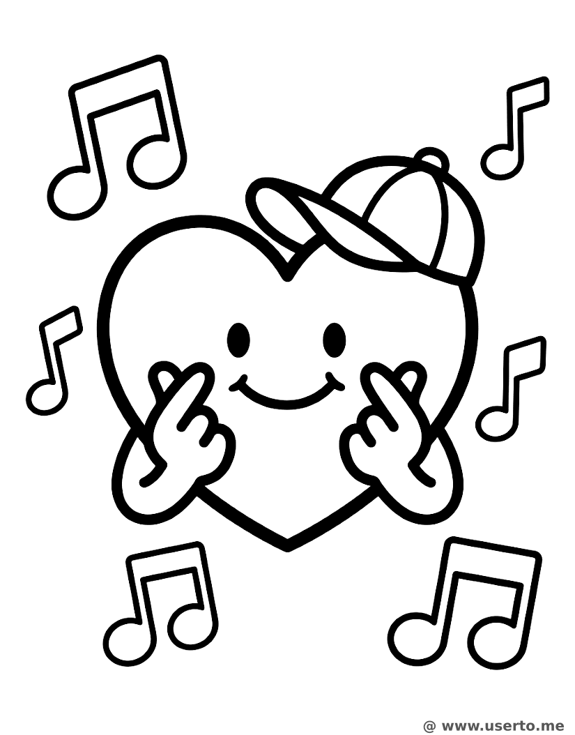 행복한 하트의 손가락 하트