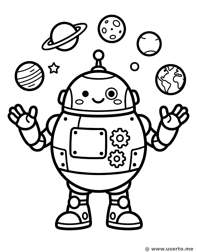 Planeten-Jonglier-Robot