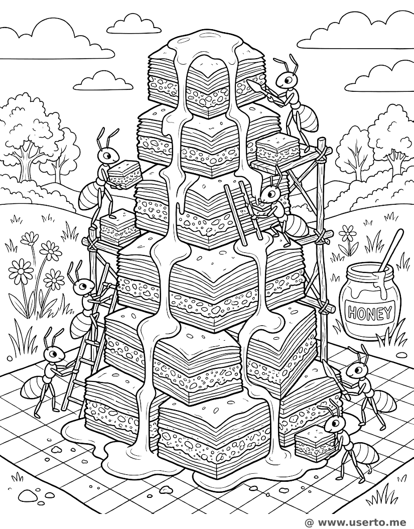 Hormigas en la Torre de Baklava