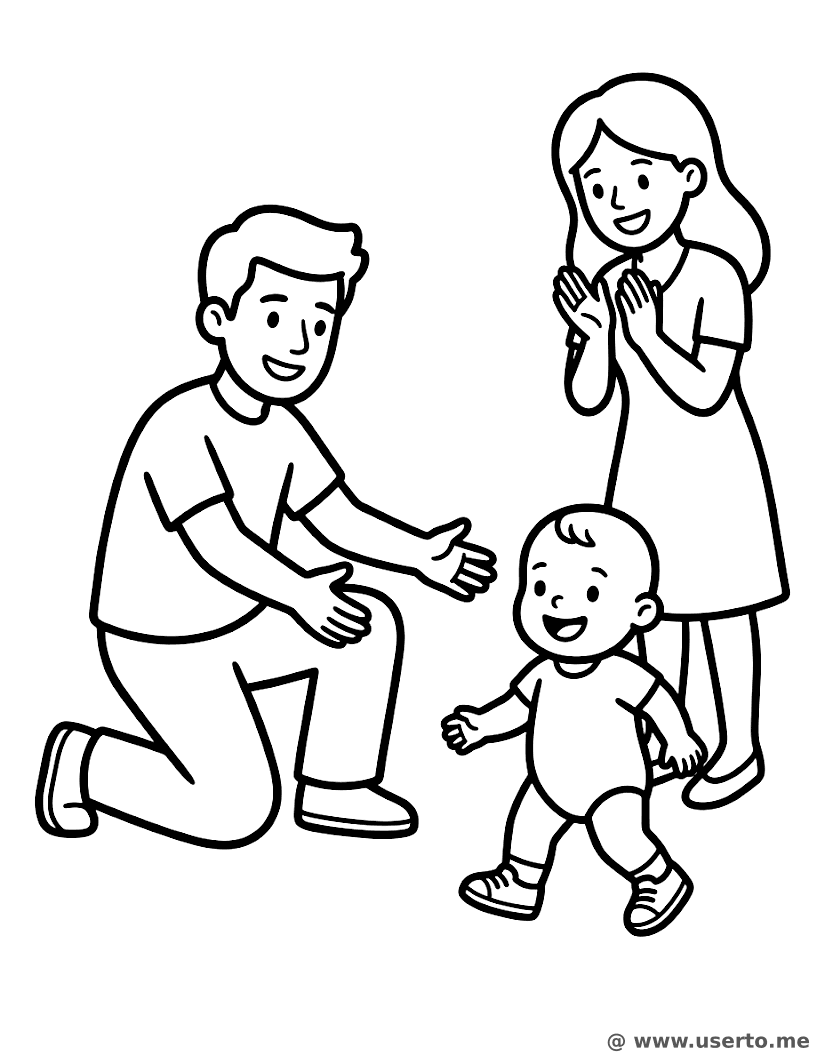 Os Primeiros Passos do Bebê