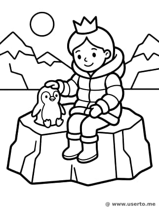 Polarprinzessin und Pinguinfreund