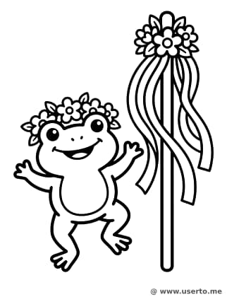 Midsommar Flower Frog