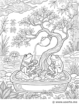 La Ceremonia del Té del Árbol Bonsái