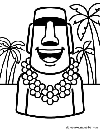 Smiling Moai of Easter Island