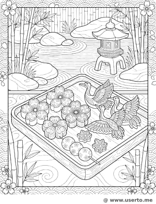 Enchanted Wagashi Zen Garden