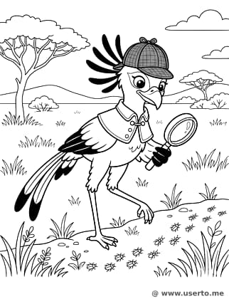 Detektiv Sekretär-Vogel