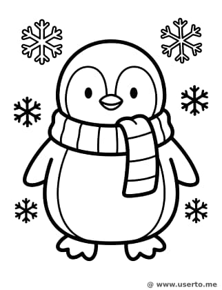 Cozy Winter Penguin