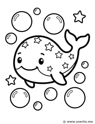 El Baño de Burbujas de la Ballena Espacial