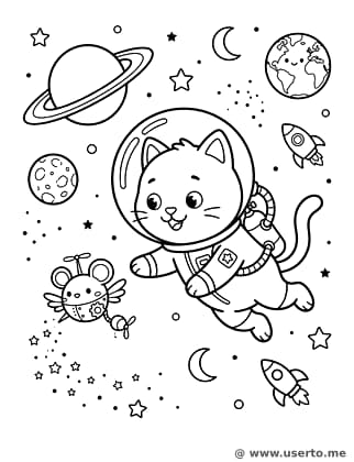 La Persecución en Gravedad Cero del Gato Espacial