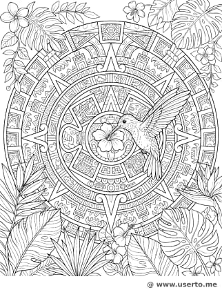 Calendario Solar Maya y Colibrí