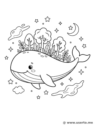 Interstellar Whale's Living Forest