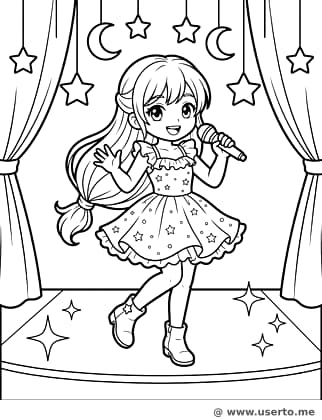 Galactic Idol's Stage Performance