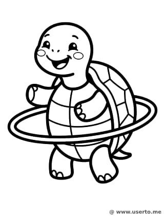 El Hula Hoop de la Tortuga Feliz