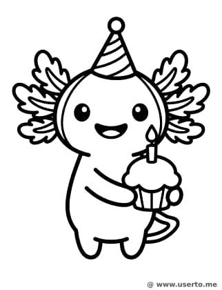 Axolotl's Cupcake Party