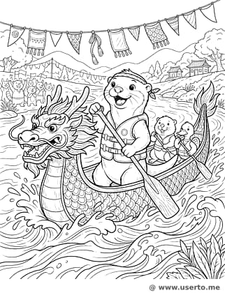 Dragon Boat Festival Otter Race