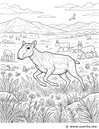 Die Steppenreise der Saiga-Antilope