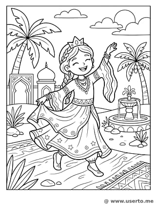 Princesa do Oásis do Saara