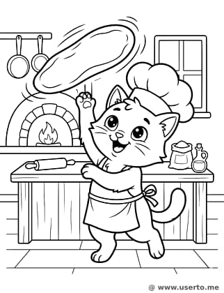 El Giro de Pizza del Gato Chef