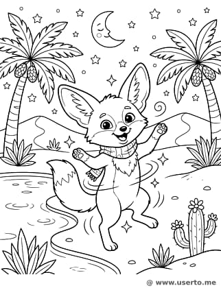 Fennec Fox Oasis Disco