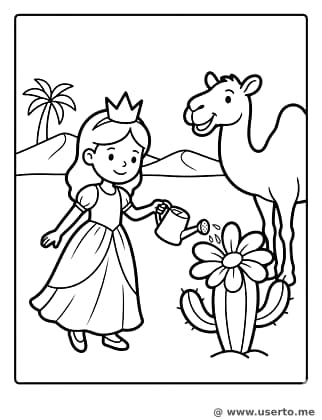 Desert Oasis Flower Princess