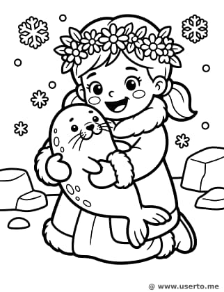 Arctic Ice-Flower Princess