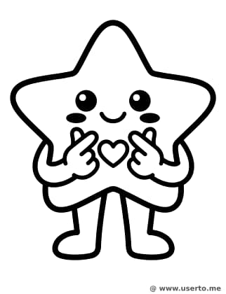 The Happy Finger Heart Star