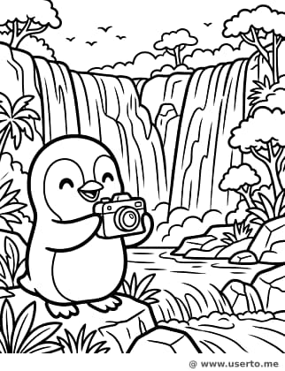 Penguin Parade at Iguazu Falls