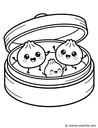 Happy Dancing Dim Sum Basket