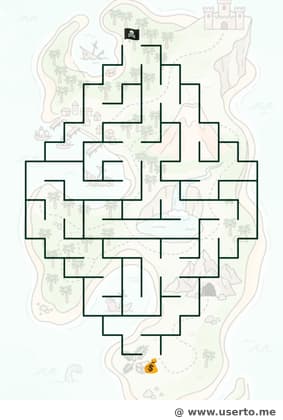 Pirate's Island Map
