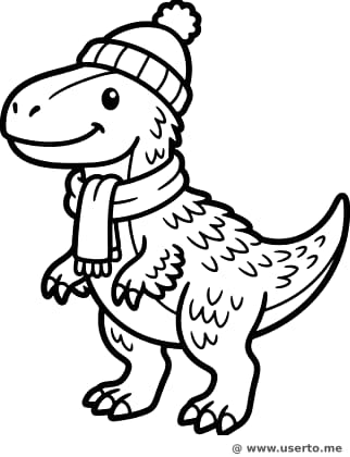 O fofinho Yutyrannus de Inverno