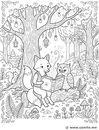 Reading in the Magic Forest