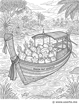 Floating Market Fruit Vendor