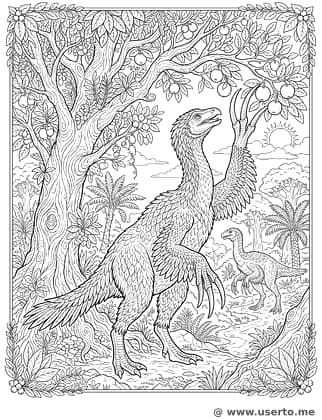 A colheita habilidosa do Therizinosaurus