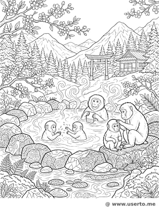 Zen Snow Monkey Onsen