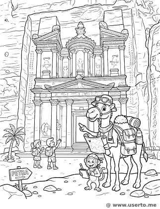 Camel Explorer in Petra