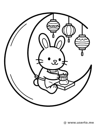 Confeitaria da Lua do Coelho de Meio de Outono