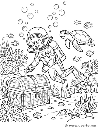 Brave Deep Sea Explorer