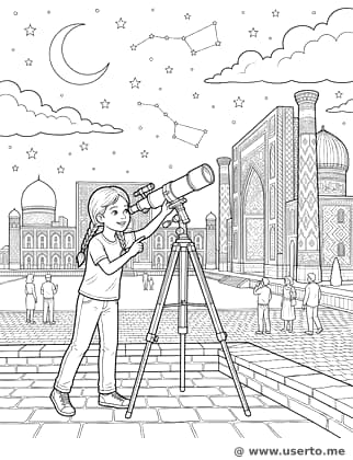Observando as estrelas em Registan