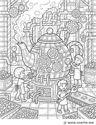 Steampunk Chocolate Engine