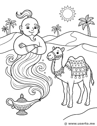 El genio del viento del desierto