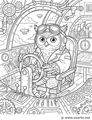 Käpt'n Eules Uhrwerk-Flug