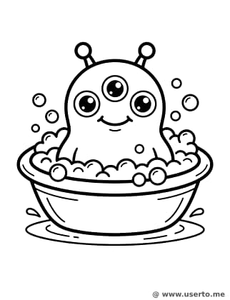Baby Alien’s Bubbling Bath