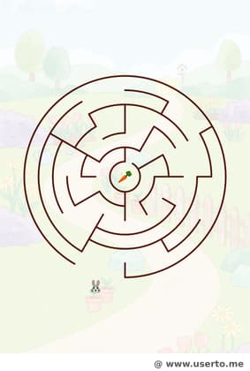 O caminho do jardim do coelhinho