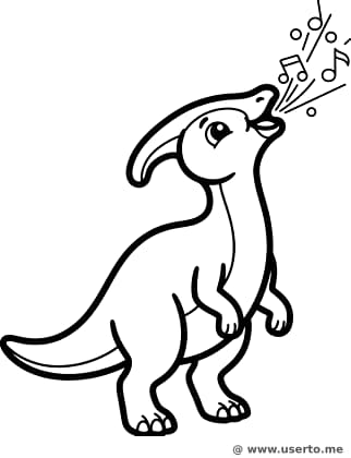 O concerto de trompete da crista do Parasaurolofo