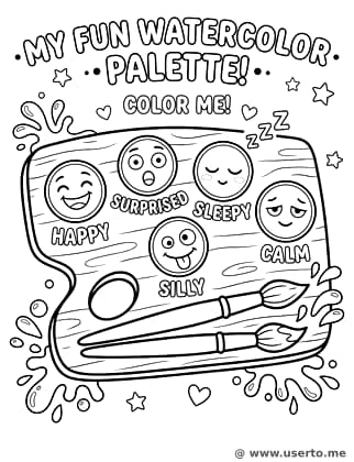 La Paleta de Acuarelas de Humor