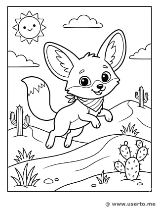 El salto por el desierto del Zorro Fennec